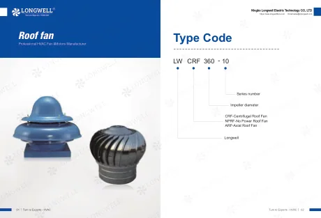 Roof fans — catalogue cover