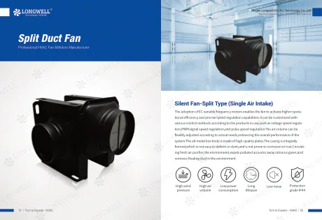 EC EC Split duct fans — catalogue cover