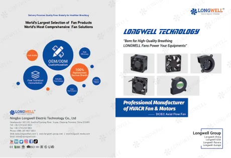 DC EC DC EC Cooling fan — catalogue cover