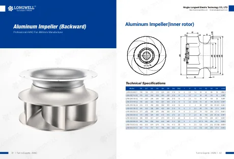 Aluminum Impeller (Backward) — catalogue cover