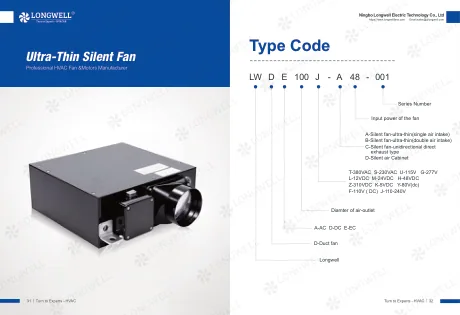 Silent fan-ultra-thin — catalogue cover