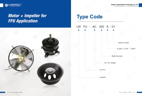 FFU & FFU Fan and Motors — catalogue cover