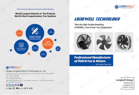 DC DC Axial fans — catalogue cover