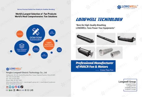 Cross FLow Fan — catalogue cover