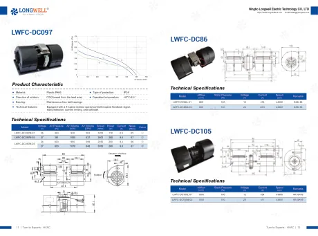 Evaporator blower — catalogue cover