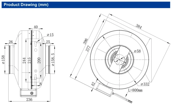 LWDD-160H-MBN-03 product photo