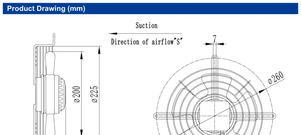 LWAA4E200S-5MEW-19 Dimensional drawing