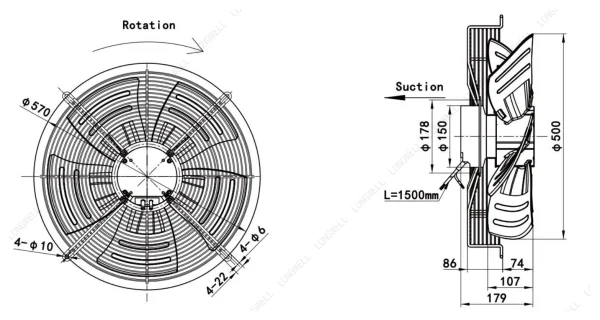 LWAE3G500SS-5PKW-15 product photo