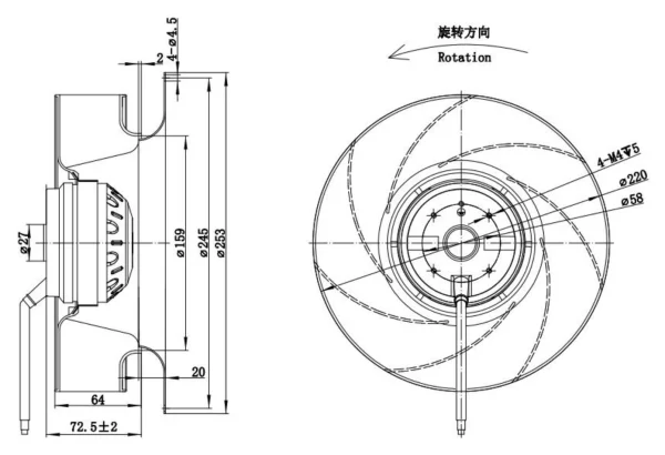 LWBA2D220-092NT-06 product photo