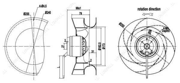 LWBA2D250-092NT-10 product photo