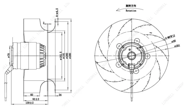 LWBA2D280-102NT-08 product photo