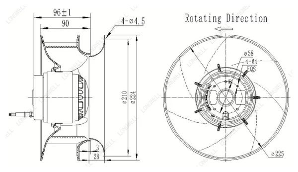 LWBA2E225-092NS-06 product photo