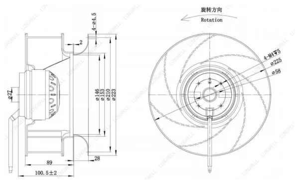 LWBA2E225-092NS-10 product photo