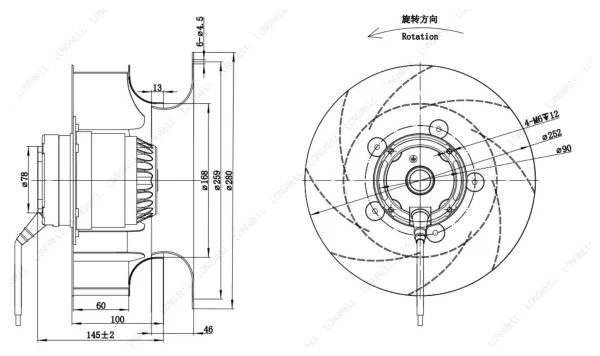 LWBA2E250-092NS-05 product photo