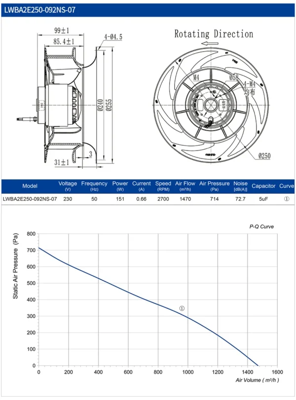 LWBA2E250-092NS-07 product photo