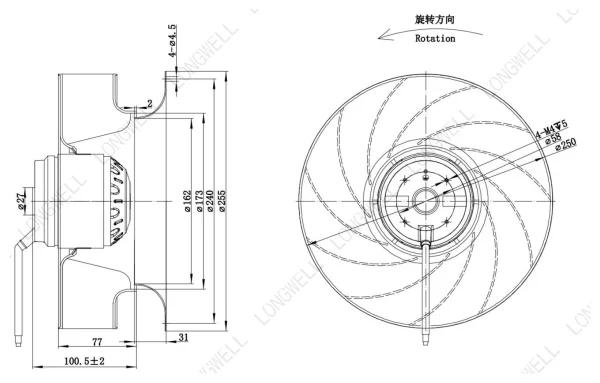 LWBA2E250-092NS-12 product photo