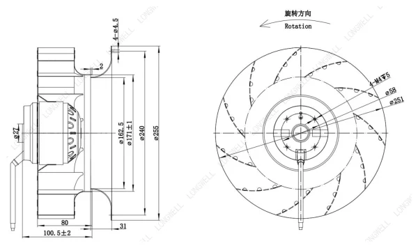 LWBA2E250-092NS-13 product photo