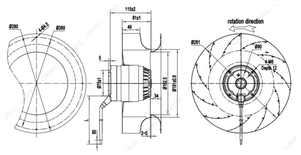 LWBA2E280-102NS-05 product photo
