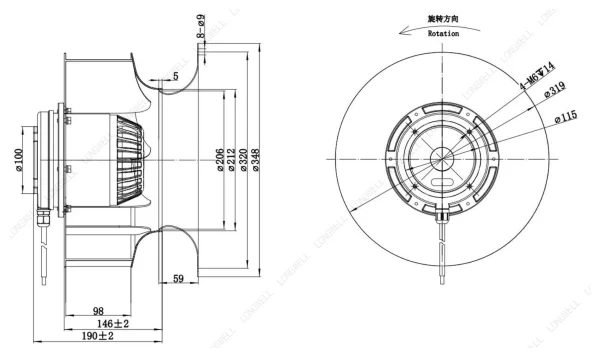 LWBA4D315-138NT-15 product photo