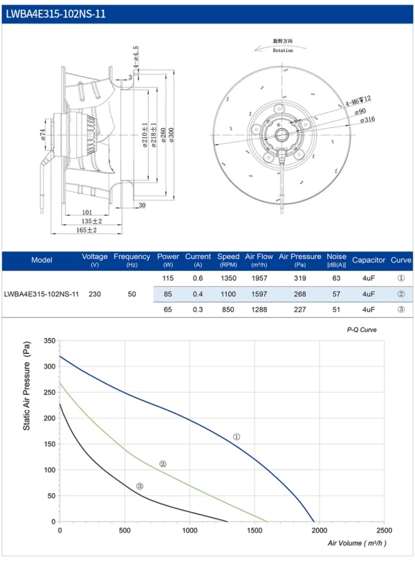 LWBA4E315-102NS-11 product photo