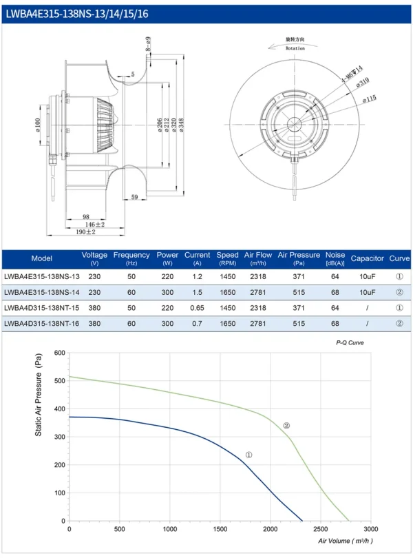 LWBA4E315-138NS-13 product photo