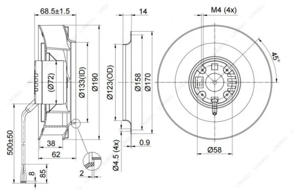 LWBD3G190-072NM-04 product photo