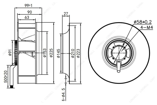 LWBD3G225-092NM-04 product photo