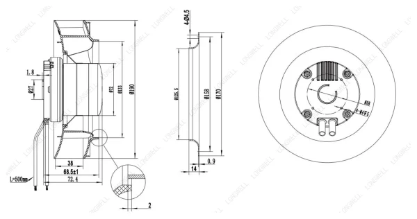 LWBE3G190-072NS-13 product photo