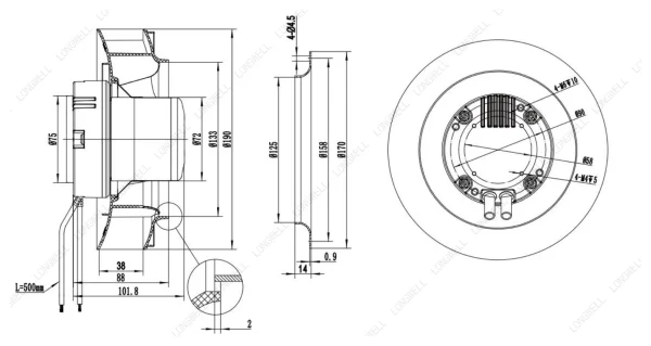 LWBE3G190-072NS-15 product photo