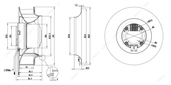 LWBE3G225-092NS-10 product photo