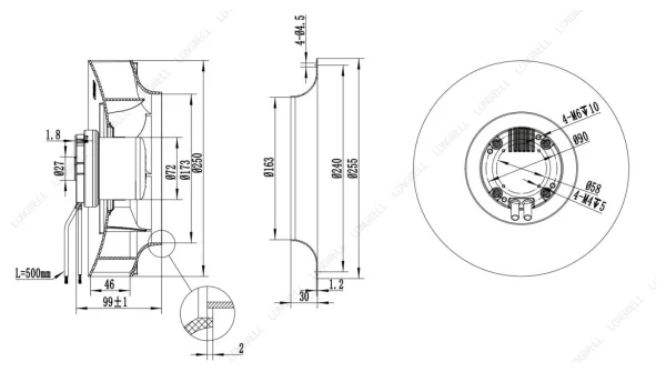 LWBE3G250-072NS-08 product photo