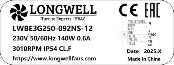 LWBE3G250-092NS-12 product photo