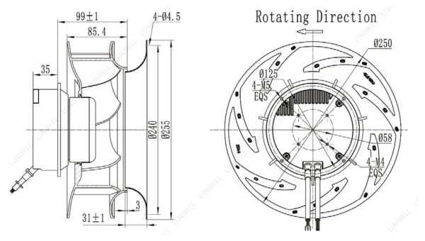LWBE3G250-092NS-12 product photo