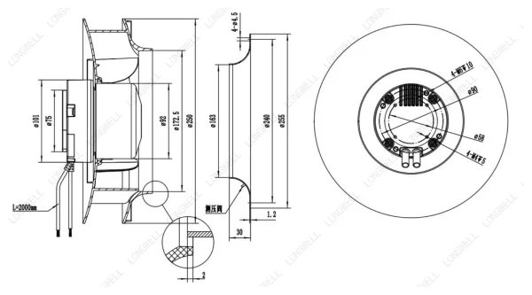 LWBE3G250-092NS-12 product photo