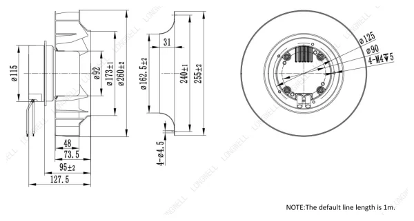 LWBE3G250-092NS-23 product photo