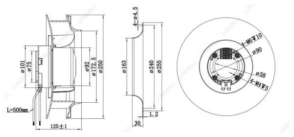 LWBE3G250-092NU-35 product photo