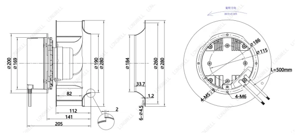 LWBE3G280-102NS-16 product photo