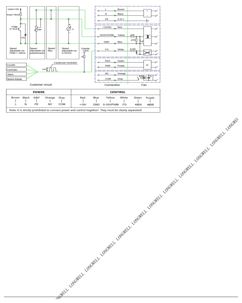 LWBE3G280-138NT-03 Wiring diagram
