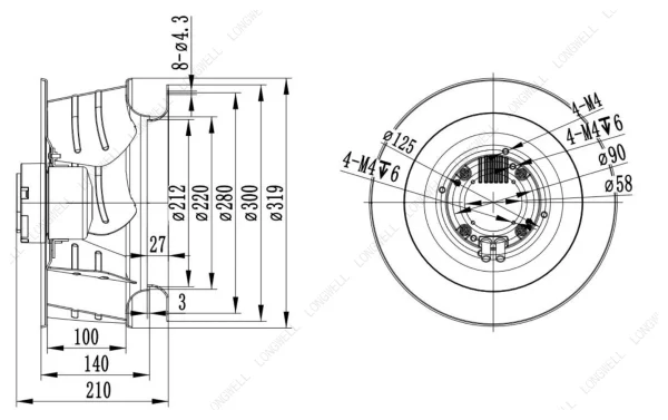 LWBE3G310-092NS-17 product photo
