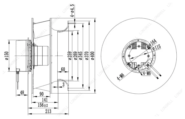 LWBE3G400-102NS-16 product photo