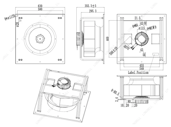 LWBE3G450-102NT-20 product photo