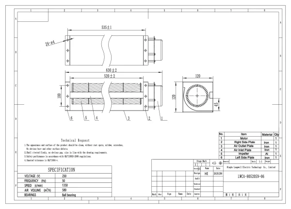 LWCA-80520SN-06 product photo