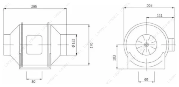 LWDA-125(5")S-PWN-06 product photo