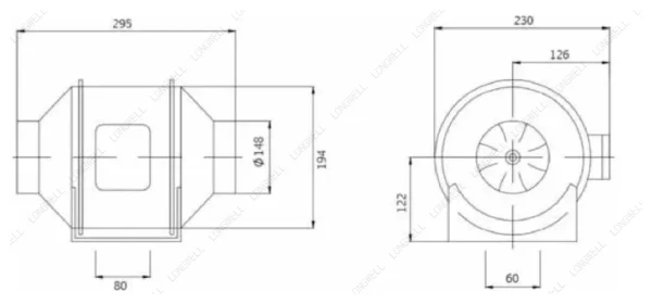 LWDA-150(6")S-PWN-11 product photo