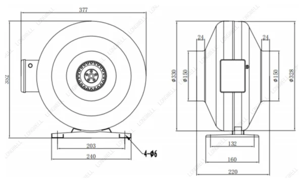 LWDA-150S-MBN-12 product photo