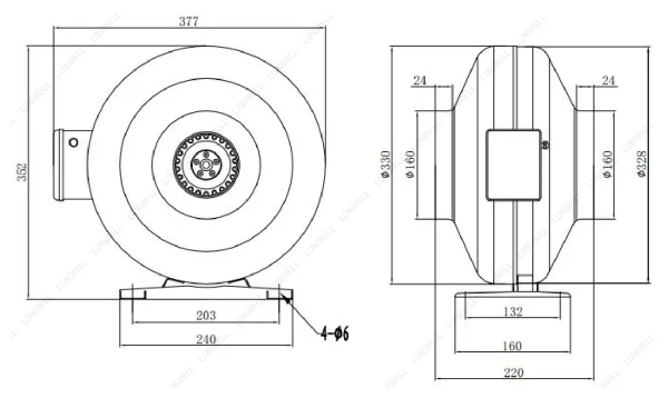 LWDA-160S-MBN-04 product photo