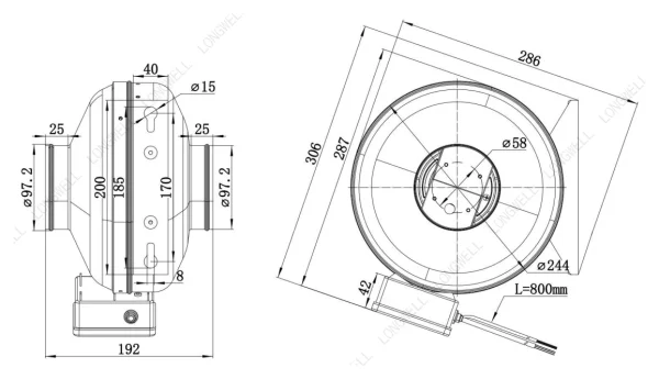 LWDD-100M-MBN-12 product photo