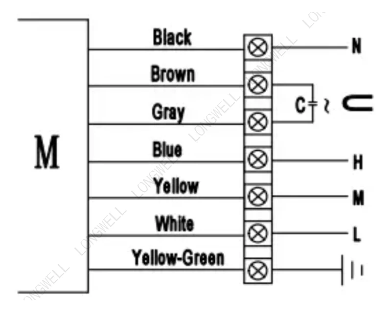 LWFA2E133-092DS-10 Wiring diagram