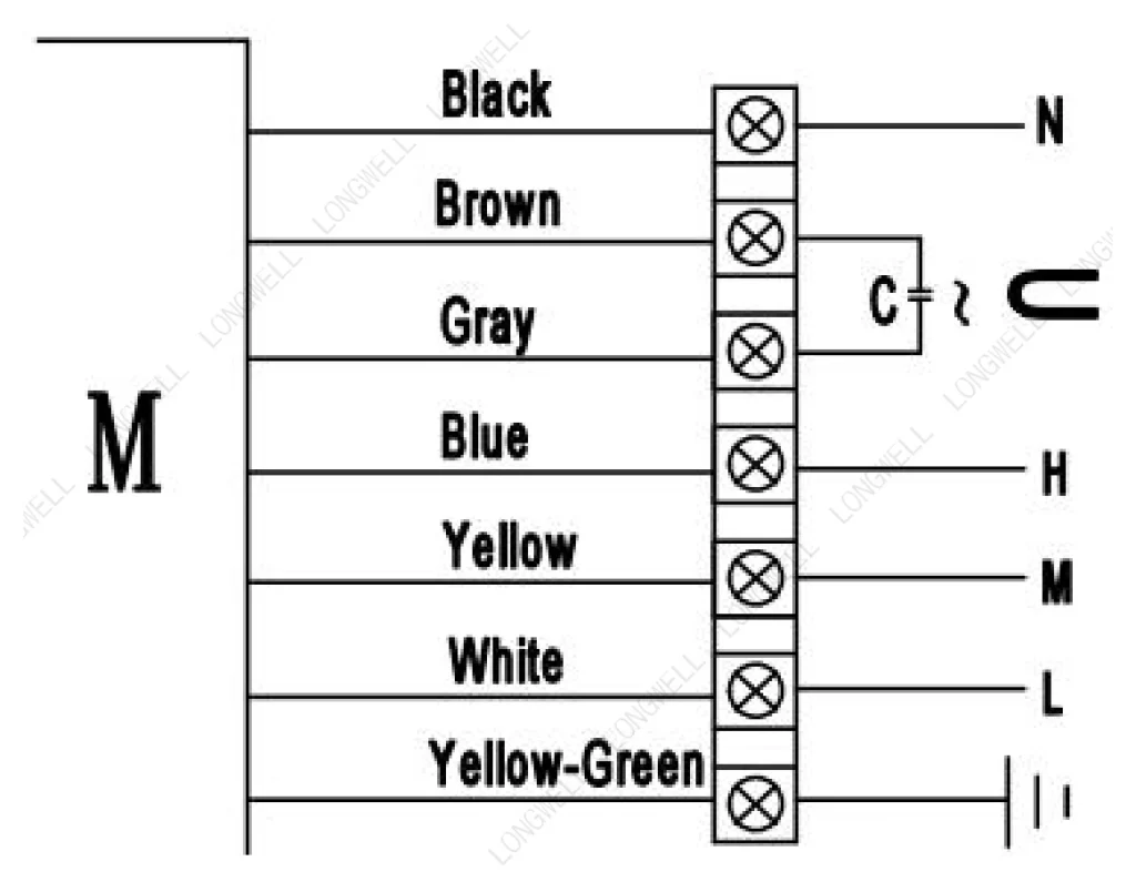 LWFA2E133-092SS-03 Wiring diagram