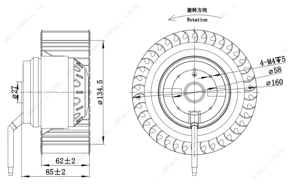 LWFA2E160-092NS-01 product photo